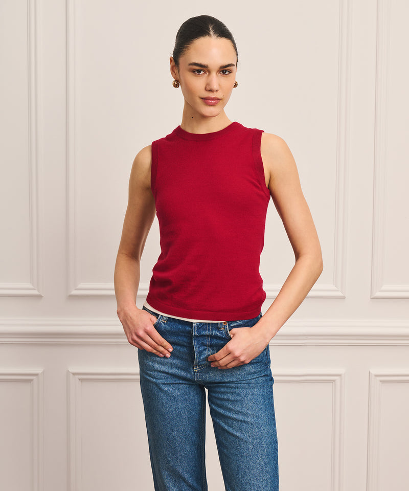 Super Fine Cashmere High Neck Tank – NAADAM