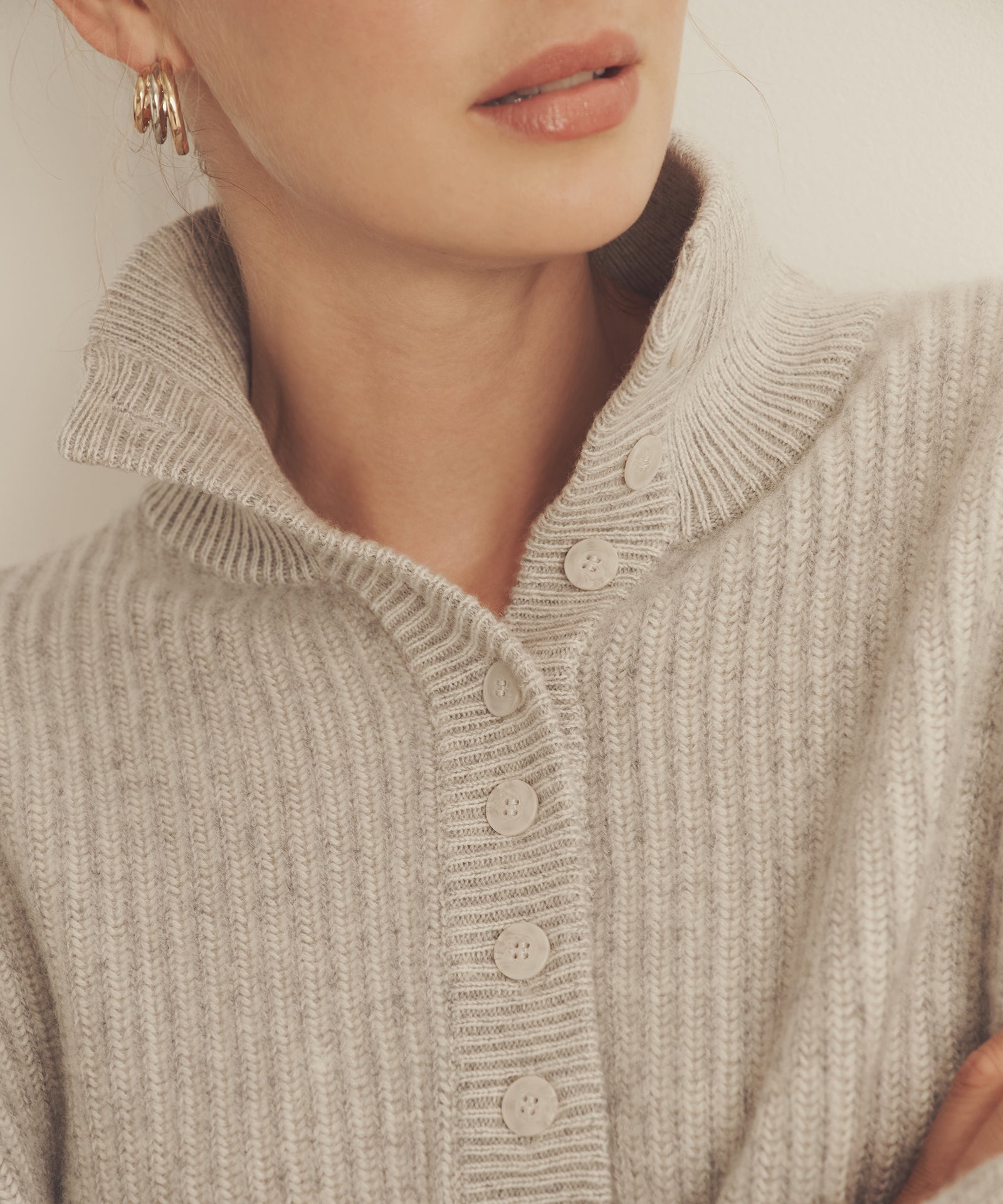 ベイジュ BEIGE. ニット Eddie knitted sweater - Light beige