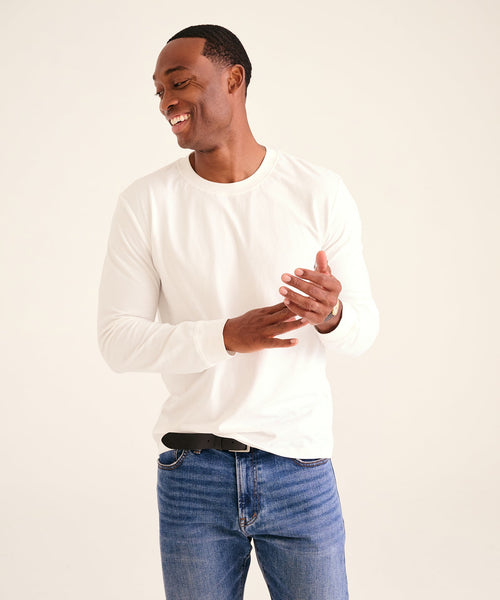 The Long Sleeve Tee – NAADAM