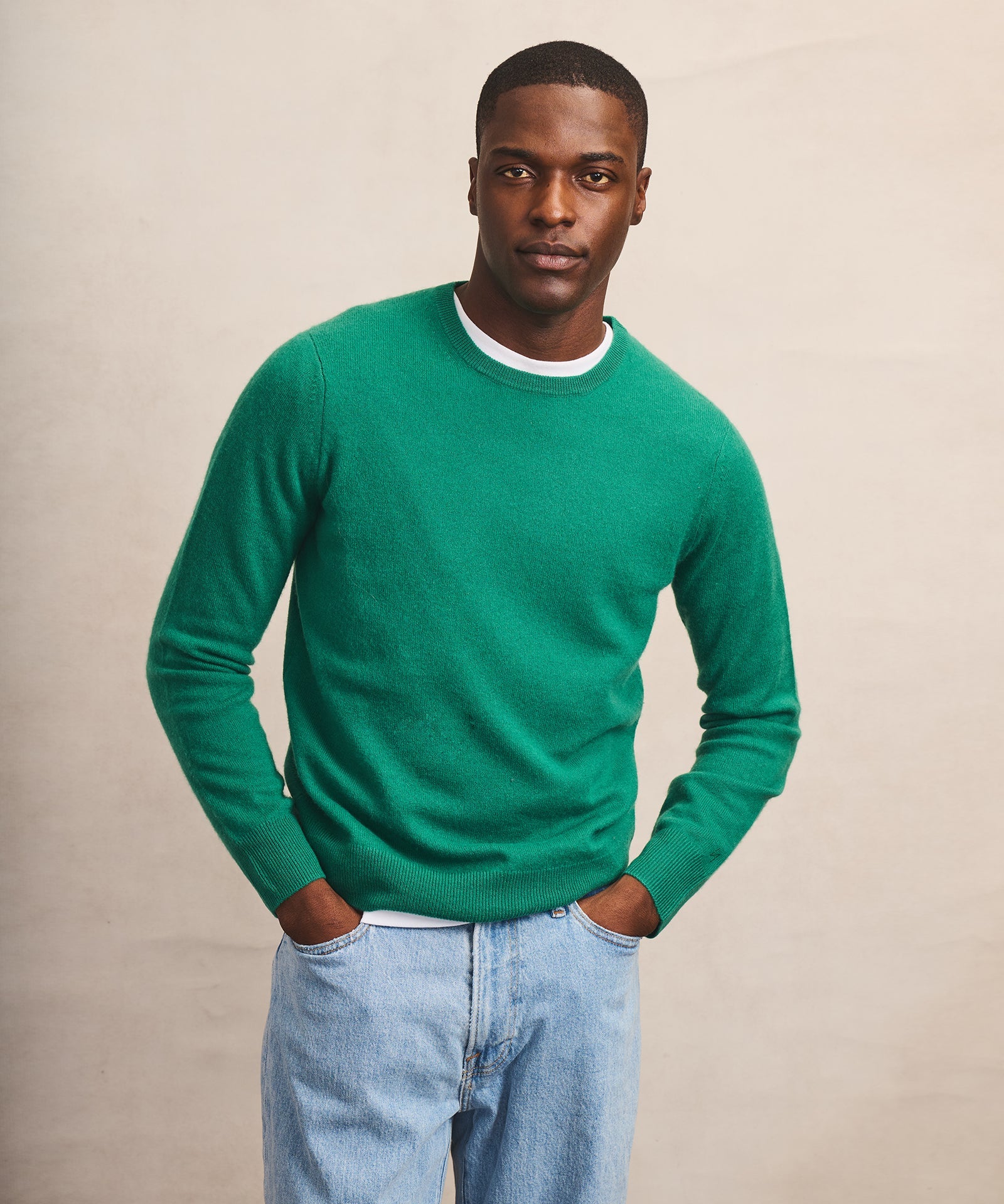 The Original Cashmere Crewneck Sweater Men's – NAADAM