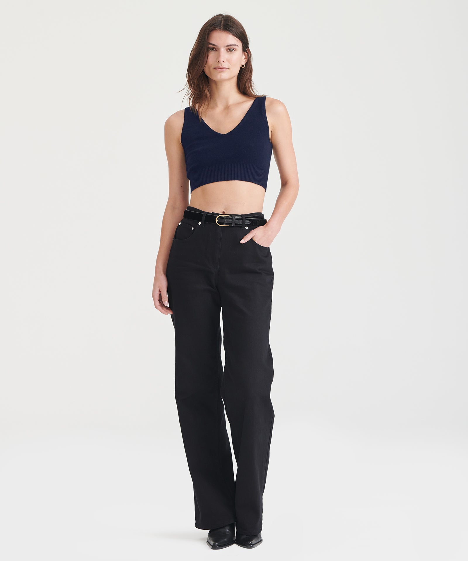 Signature Cashmere Longline Bra Tops – NAADAM