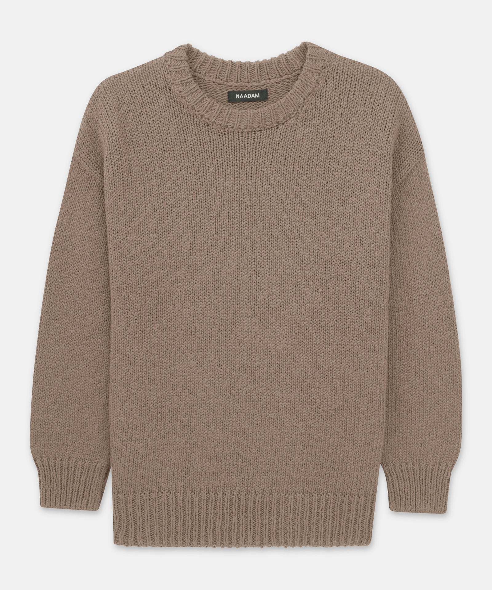 Chunky Cotton Crewneck Sweater – NAADAM
