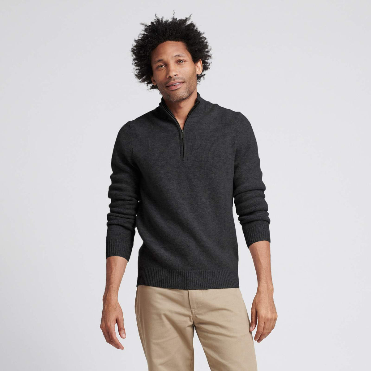 Wool Cashmere Quarterzip – NAADAM