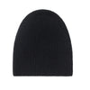 NAADAM Signature Cashmere Ribbed Beanie – Black