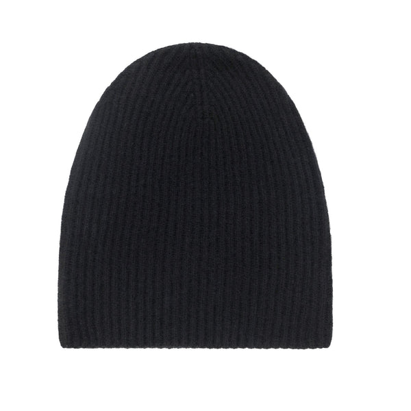 Signature Cashmere Ribbed Beanie – NAADAM