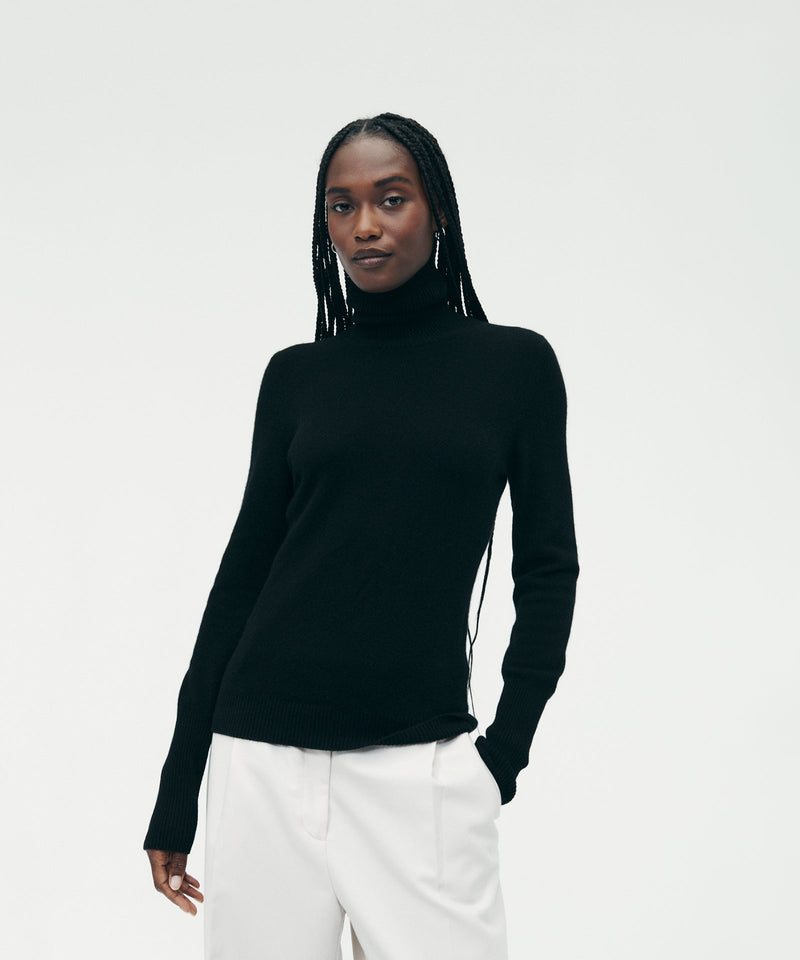 Turtleneck black sweater 2025
