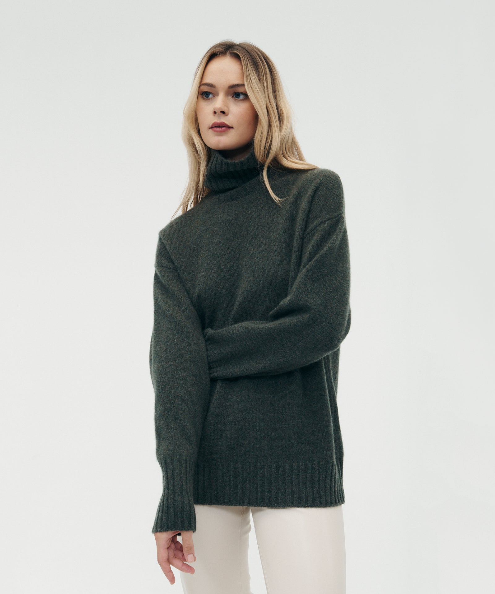 Luxe Cashmere Turtleneck Tunic – NAADAM