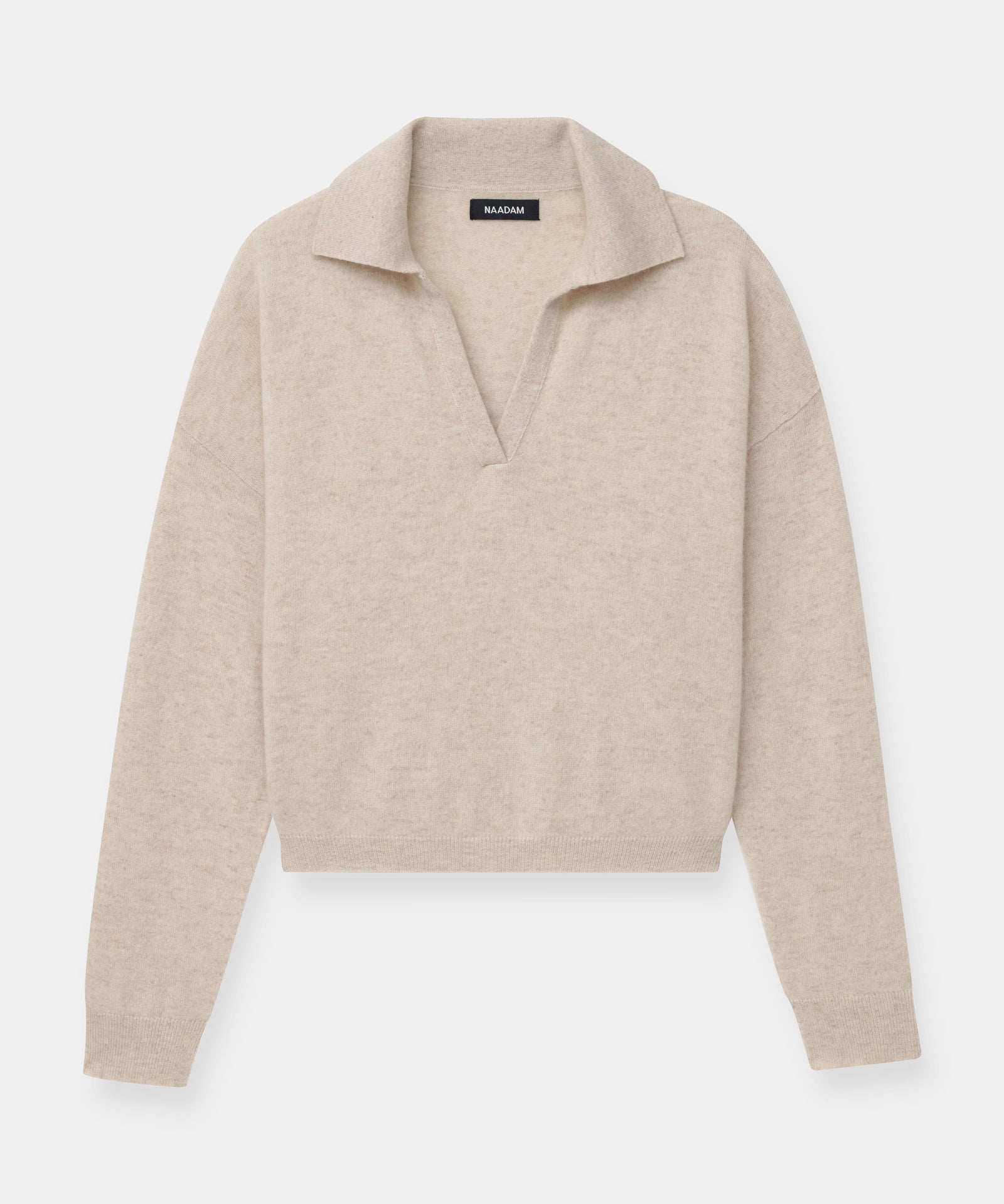 Signature Cashmere Polo Sweater – NAADAM