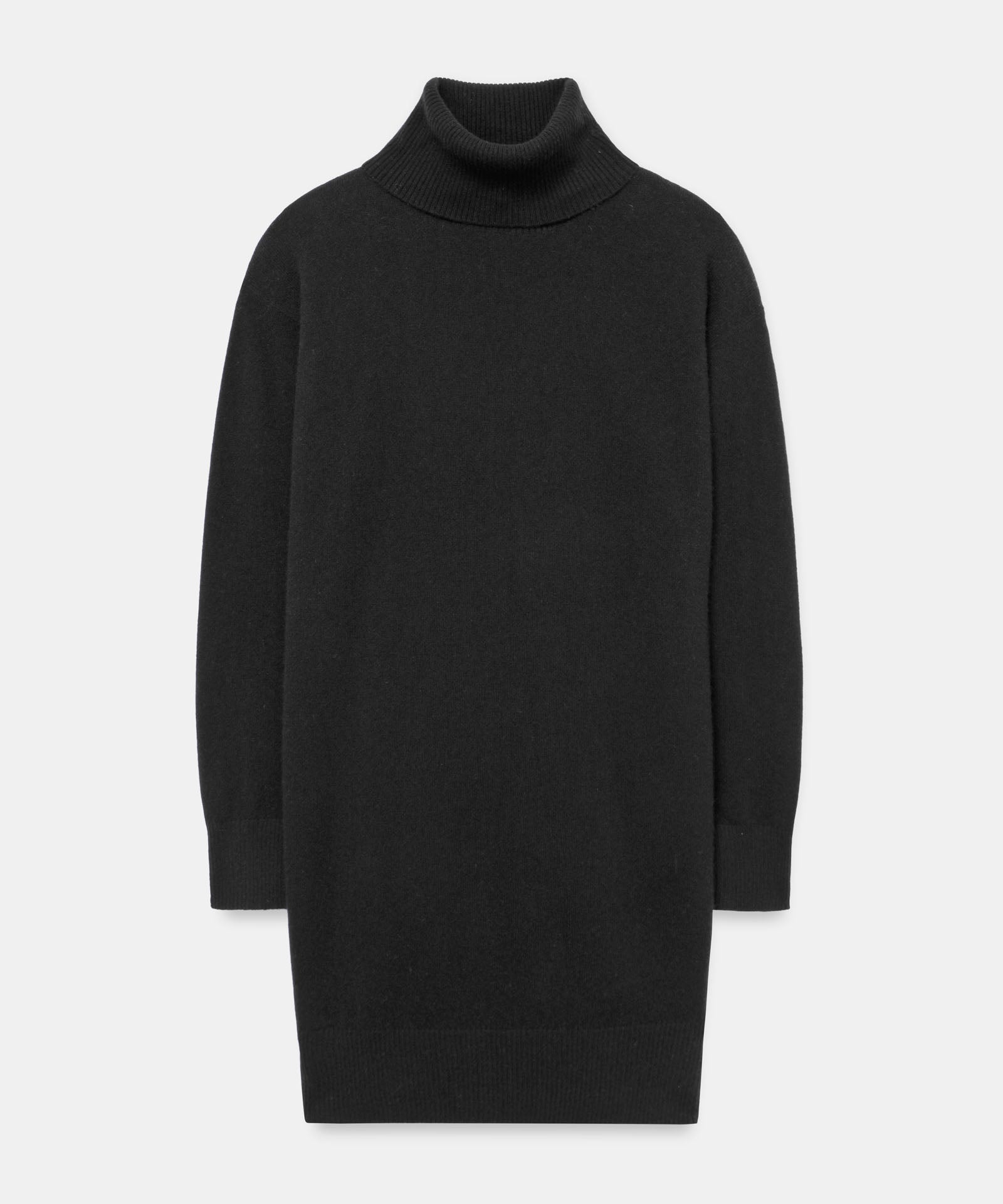 NAADAM Signature Cashmere Turtleneck Dress in Black - S NAADAM Signature Cashmere Turtleneck Dress in Black - S